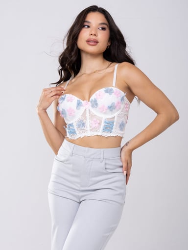 BUSTIER MUJER GLAM BY ALEJANDRA BAIGORRIA ROSE S103943D - 2