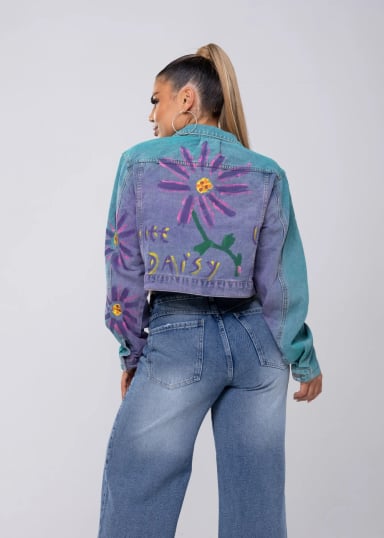 CASACA JEAN MUJER GLAM BY ALEJANDRA BAIGORRIA DALIA 23012 - 5