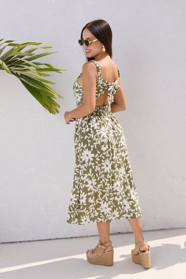 VESTIDO ALGODÓN MUJER METAL JEANS LINO PRISCILA - 3