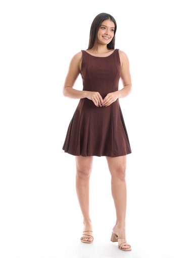 VESTIDO CORTO MUJER METAL JEANS RIB ESMERALDA - 2
