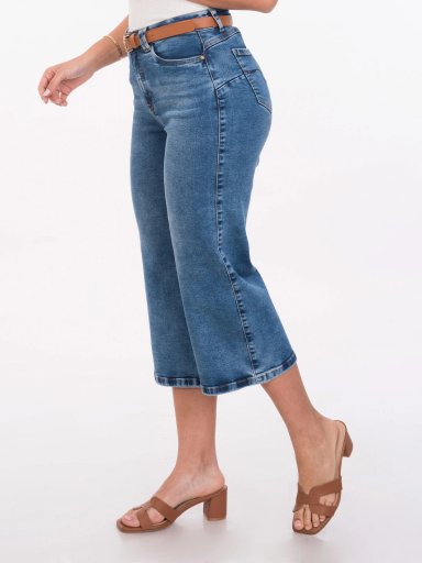 JEANS ALGODÓN CROPPED FLARE MUJER METAL JEANS MARISOL - 4