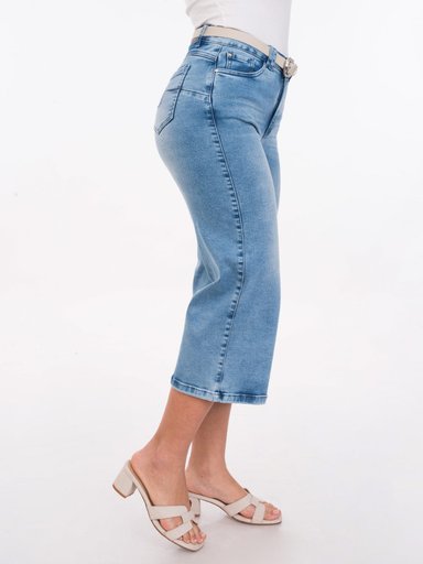 JEANS ALGODÓN CROPPED FLARE MUJER METAL JEANS MARISOL - 3
