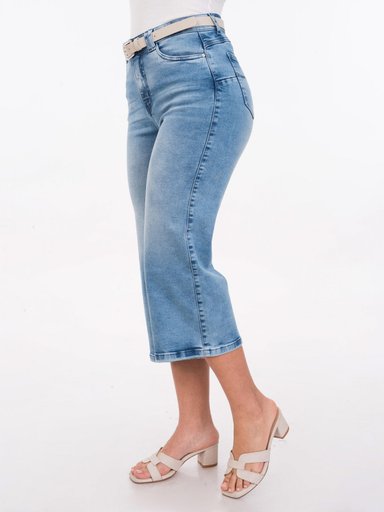 JEANS ALGODÓN CROPPED FLARE MUJER METAL JEANS MARISOL - 4
