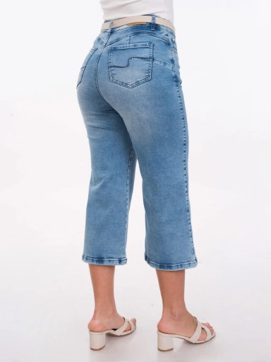 JEANS ALGODÓN CROPPED FLARE MUJER METAL JEANS MARISOL - 5