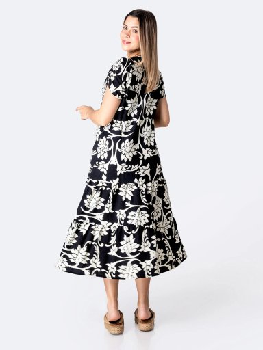 VESTIDO LARGO MUJER PIONER BAYOLET - 3