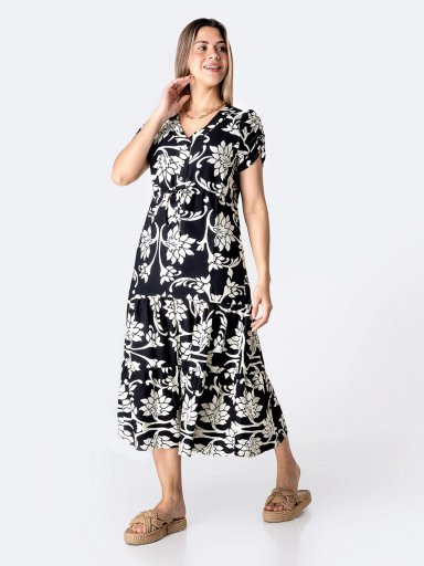 VESTIDO LARGO MUJER PIONER BAYOLET - 2