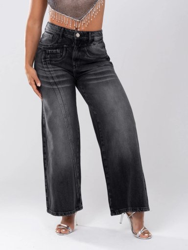 JEANS ALGODÓN PALAZZO MUJER GLAM BARBARA - 2