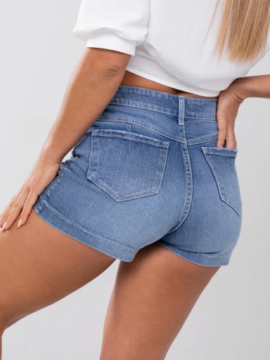 SHORT ALGODÓN REGULAR MUJER GLAM MILENA - 3