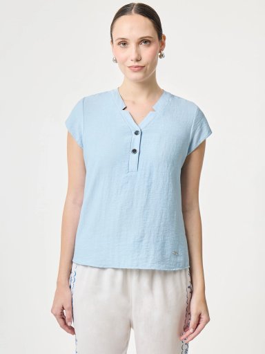 BLUSA MANGA CORTA MUJER JOHN HOLDEN WOMAN