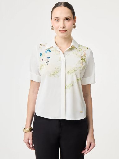 BLUSA MANGA CORTA MUJER JOHN HOLDEN WOMAN - 1