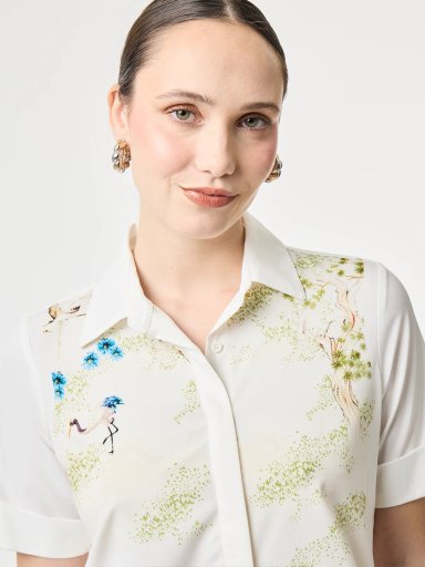 BLUSA MANGA CORTA MUJER JOHN HOLDEN WOMAN - 4