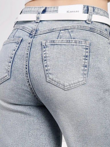 JEANS ALGODÓN CULOTTE MUJER KANSAS AITZA - 5