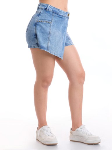 FALDA SHORT ALGODÓN MUJER METAL JEANS ELIZABETH - 3