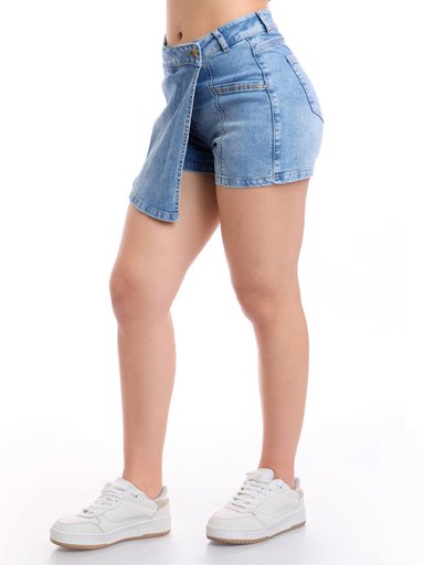 FALDA SHORT ALGODÓN MUJER METAL JEANS ELIZABETH - 4