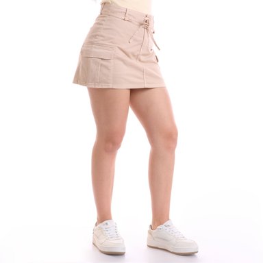 FALDA SHORT ALGODÓN MUJER METAL JEANS - 3