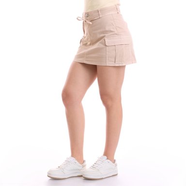 FALDA SHORT ALGODÓN MUJER METAL JEANS - 4