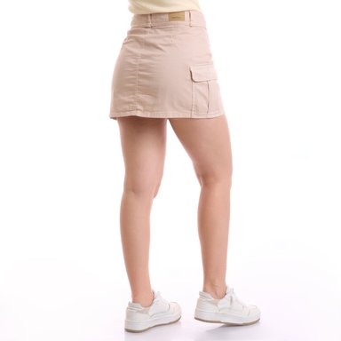 FALDA SHORT ALGODÓN MUJER METAL JEANS - 5