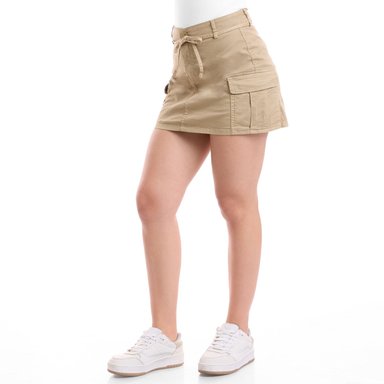 FALDA SHORT ALGODÓN MUJER METAL JEANS - 3