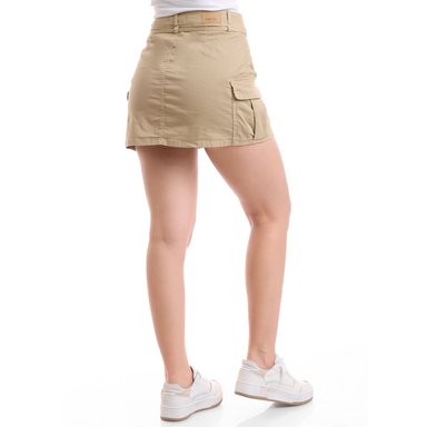 FALDA SHORT ALGODÓN MUJER METAL JEANS - 4