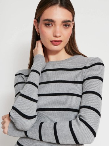 SWEATER MANGA LARGA MUJER INDEX RIB - 3