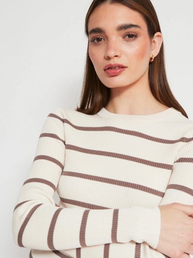 SWEATER MANGA LARGA MUJER INDEX RIB - 3