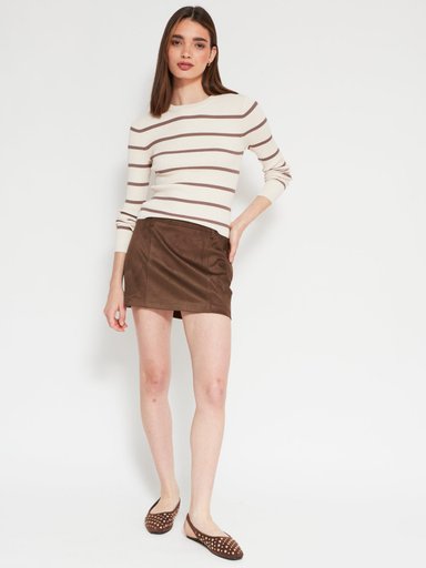 SWEATER MANGA LARGA MUJER INDEX RIB - 4