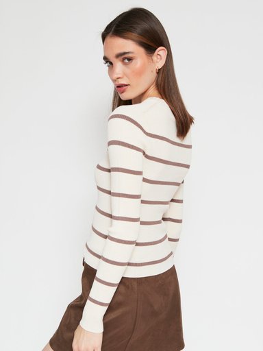 SWEATER MANGA LARGA MUJER INDEX RIB - 2