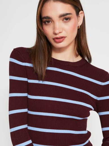 SWEATER MANGA LARGA MUJER INDEX RIB - 3