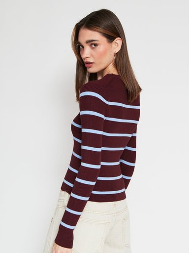 SWEATER MANGA LARGA MUJER INDEX RIB - 2