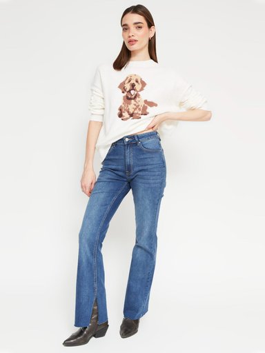 SWEATER MANGA LARGA MUJER INDEX DIBU - 4