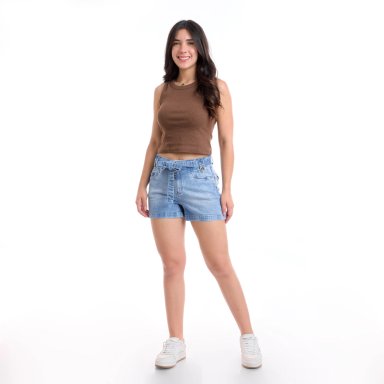 SHORT ALGODÓN MUJER METAL JEANS LORE - 2