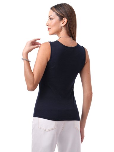 POLO SIN MANGAS ALGODÓN MUJER CP MODA DE COLECCIÓN MERIDA - 3