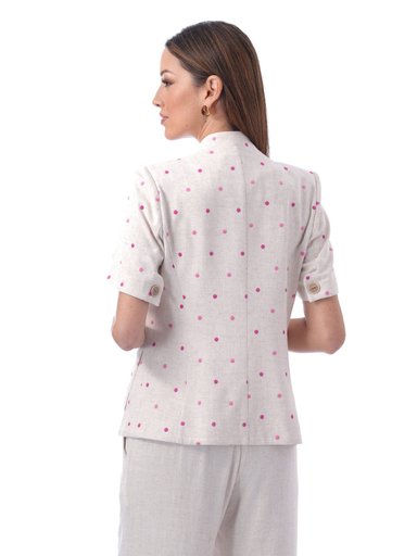 CASACA MANGA CORTA MUJER CP MODA DE COLECCIÓN ESMIRNA - 2