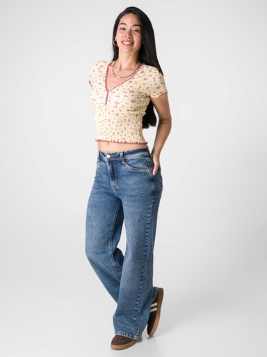 JEAN WIDELEG MUJER SQUEEZE STCH. STACIA - 1