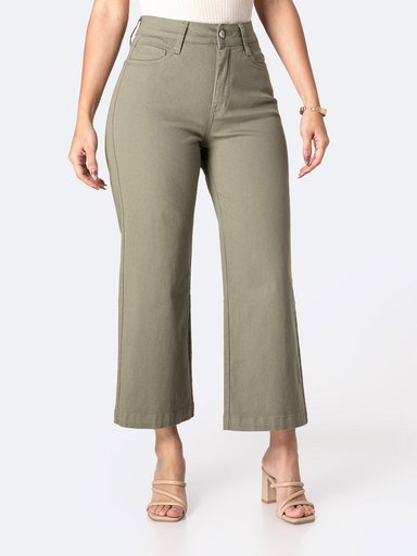 PANTALÓN CULOTTE MUJER PIONIER LARI BULL DENIM - 2