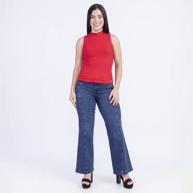 POLO MUJER SODA BLUES JERSY - 4