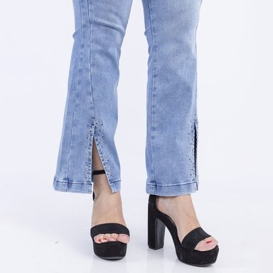 JEANS FLARE MUJER SODA BLUES MERLY - 2