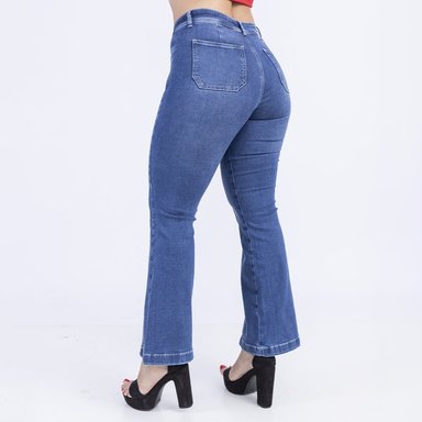 JEANS FLARE MUJER SODA BLUES MERLY - 3