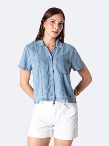 BLUSA MANGA CORTA MUJER PIONIER - 2