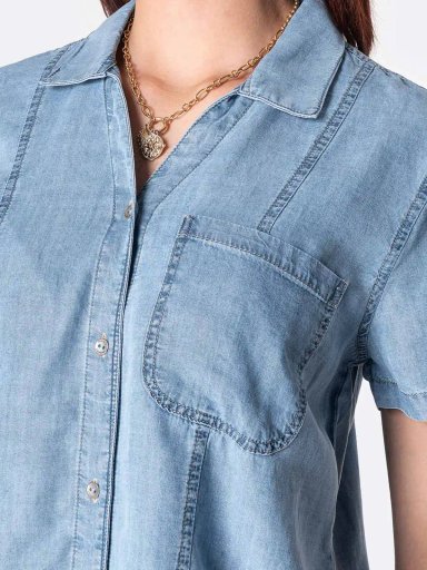 BLUSA MANGA CORTA MUJER PIONIER - 4