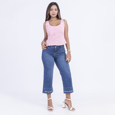 JEANS RECTO MUJER SODA BLUES RUMANIA - 5