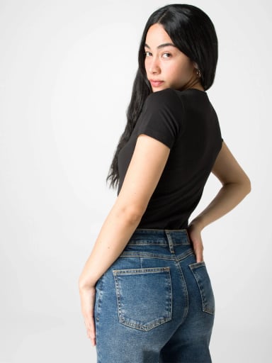 POLO MANGA CORTA MUJER SQUEEZE CROP MELLSS - 3