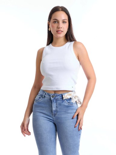 POLO ALGODÓN MUJER METAL JEANS RACER