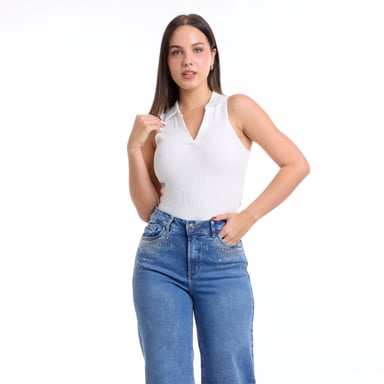 POLO ALGODÓN MUJER METAL JEANS KAROL - 2