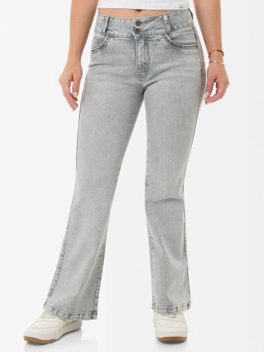 JEANS FLARE MUJER GOCCOS LUNISSA - 2