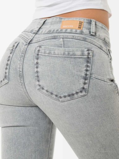 JEANS FLARE MUJER GOCCOS LUNISSA - 5