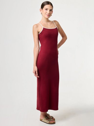 VESTIDO LARGO MUJER INDEX CEPIPING - 3