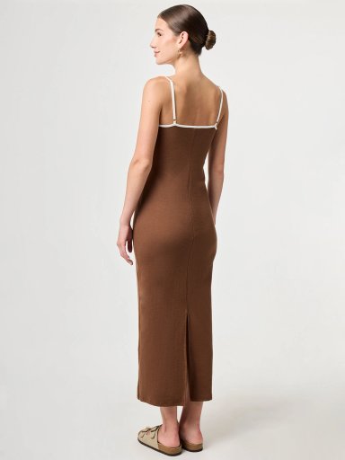 VESTIDO LARGO MUJER INDEX CEPIPING - 2
