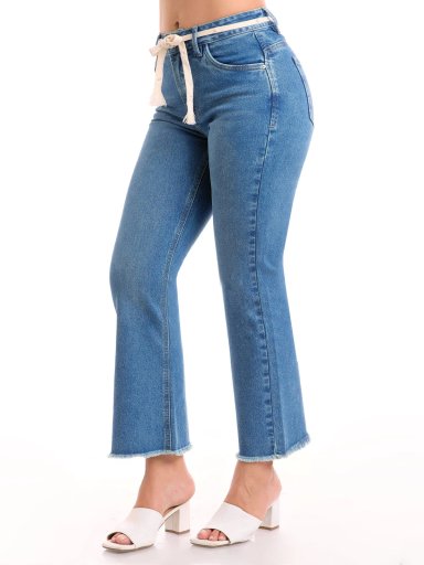 JEAN ALGODÓN CROPPED MUJER METAL JEANS ANTONELLA - 4
