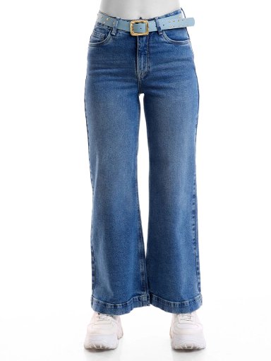 JEAN ALGODÓN WIDELEG MUJER METAL JEANS BRISA - 2